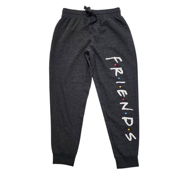 Friends TV Show Sweatpants Size M Dark Gray Mad Engine Unisex Lounge Joggers - Picture 1 of 8